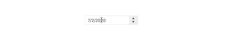 Kendo UI for Angular DateInput - Spin Buttons
