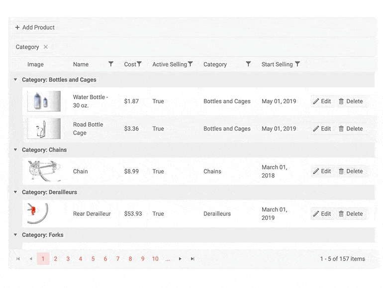 Telerik UI for Blazor Grid Theming