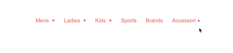 menu---scrolling