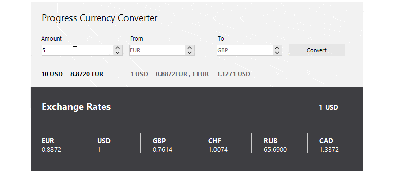 WinForms DomainUpDown control displaying Navigation options