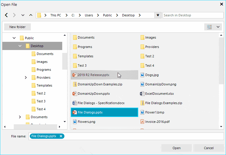 Navigation and History in WinForms File Dialogs