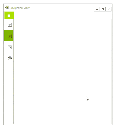 Compact Mode in the WinForms NavigationView control