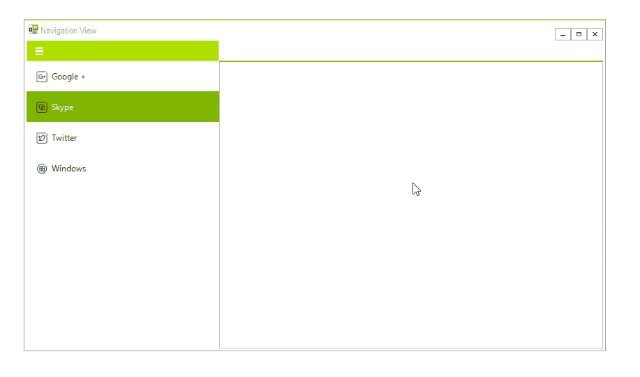 Expanded Display Mode in the WinForms NavigationView control