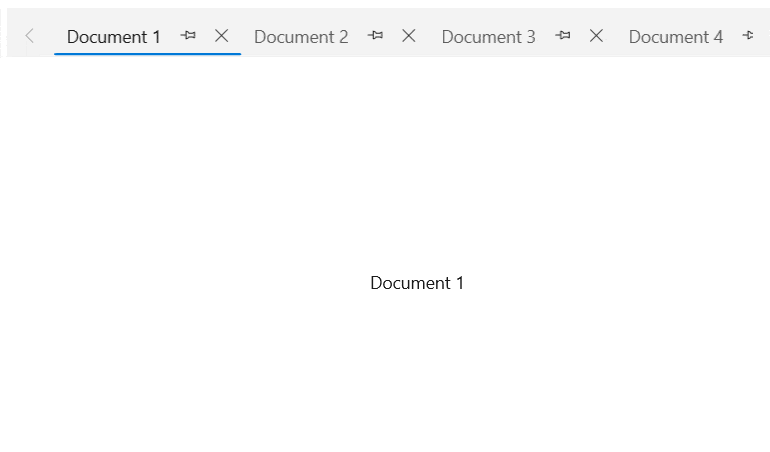 WinUI Tab Control - Drag reorder