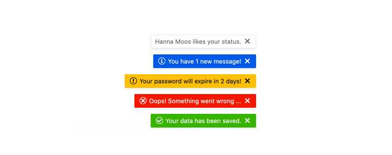 notification types