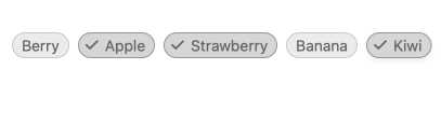 React ChipList Component Selection