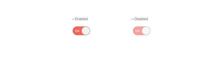 Kendo UI for Angular Switch - Disabled
