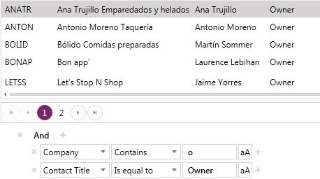 WPF DataServiceDataSource showcasing Integration with Other Components