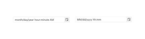 React DateTimePicker – Placeholders, KendoReact UI Library