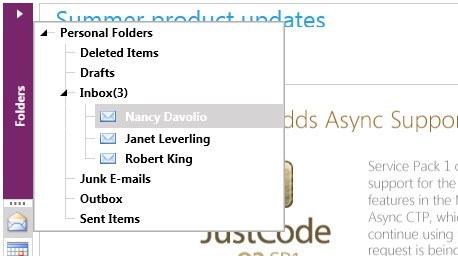 Minimized mode in WPF OutlookBar