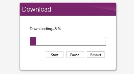 WPF ProgressBar control with a rich event model