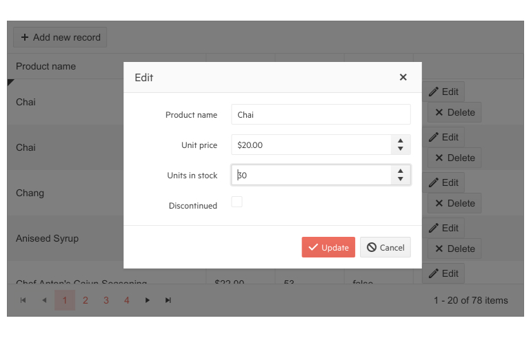 Telerik UI for ASP.NET Core Window Container for other components