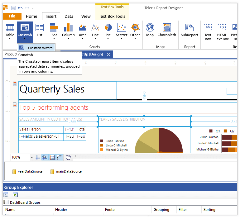 (1) Easy Report Integration Powered by Telerik Reporting
