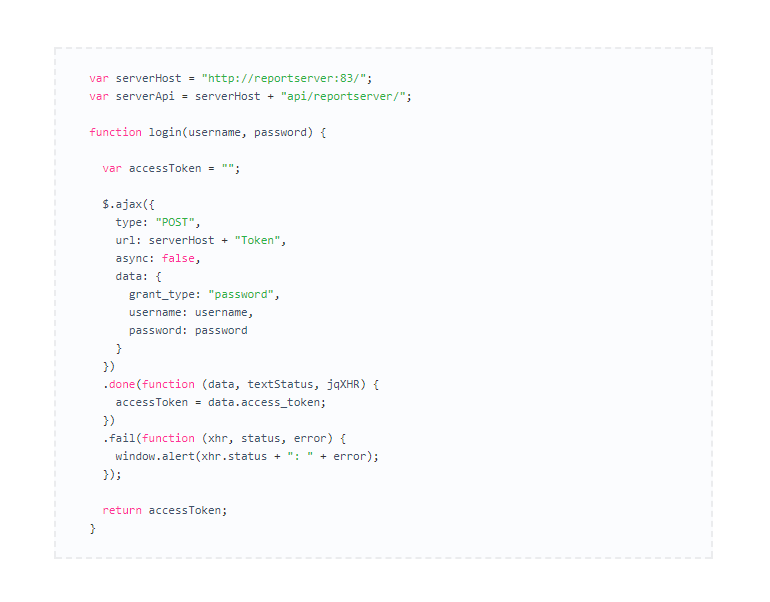 (3) Comprehensive Report Server Managament APIs