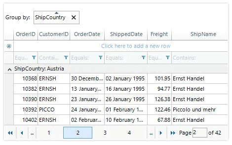 Paging for WinForms RadGridView