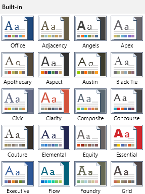 Document Themes Support in WPF WordsProcessing Library