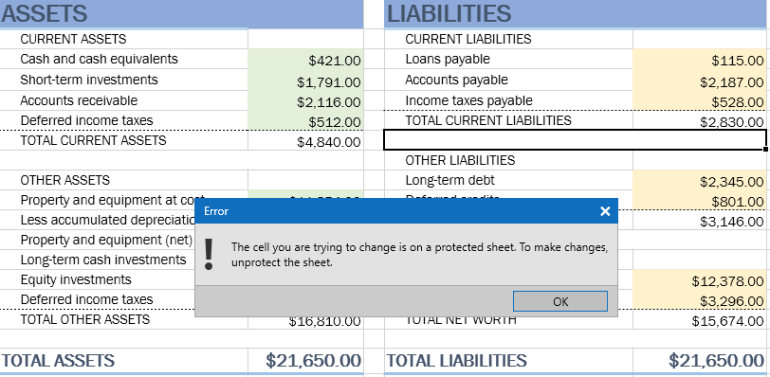Worksheet Protection in WPF SpreadProcessing Library