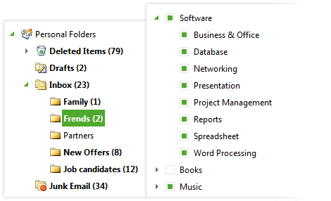 Telerik UI for ASP.NET AJAX TreeView - Selection