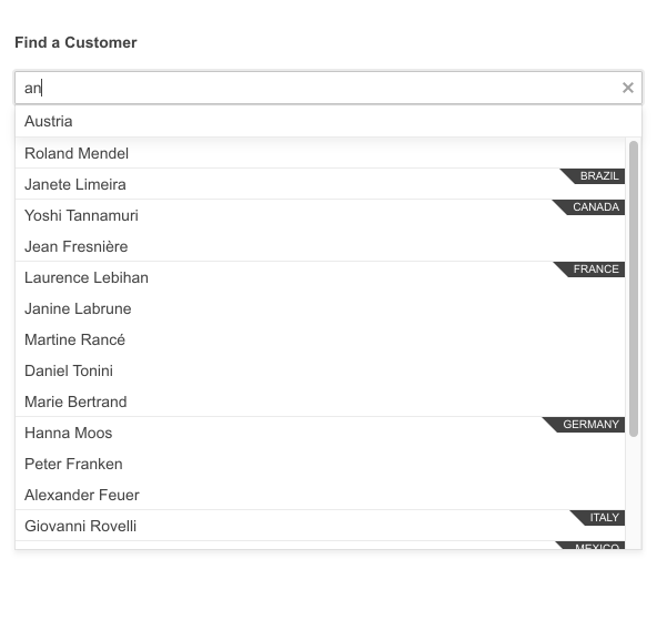 Telerik UI for ASP.NET MVC Autocomplete - Grouping