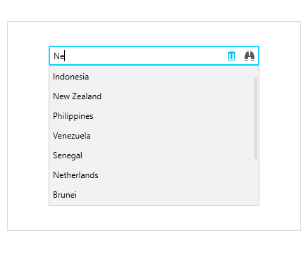 Customizable Appearance in the WPF AutoSuggestBox