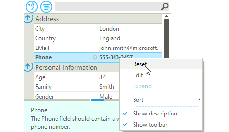 ContextMenu in WinForms PropertyGrid control