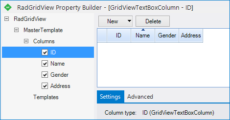 WinForms MultiColumnComboBox showcasing design time