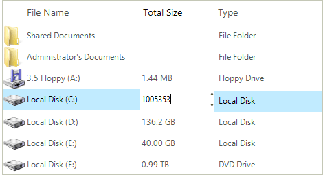 WinForms ListView control displaying Item editing