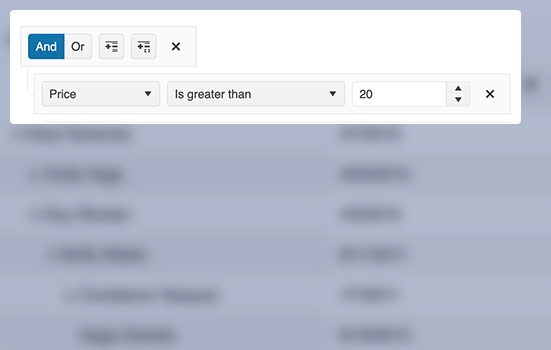 Filter Header