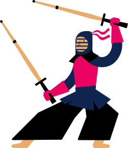 Kendoka Mascot