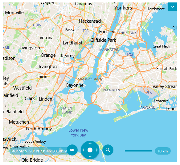 Map of NYC