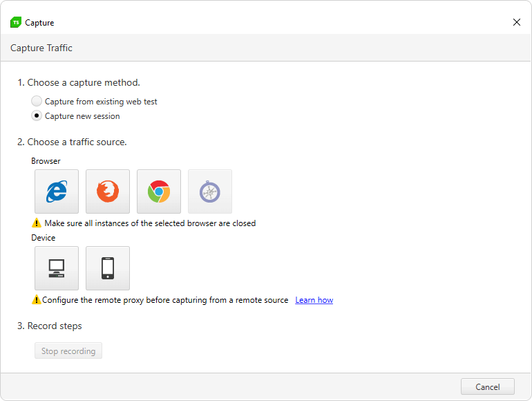 Multiple Load Test Sources 