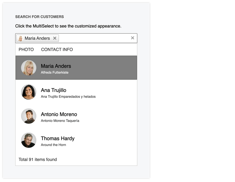 Telerik UI for ASP.NET AJAX MultiSelect - Templates