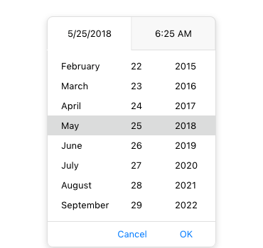 NET MAUI DatePicker component