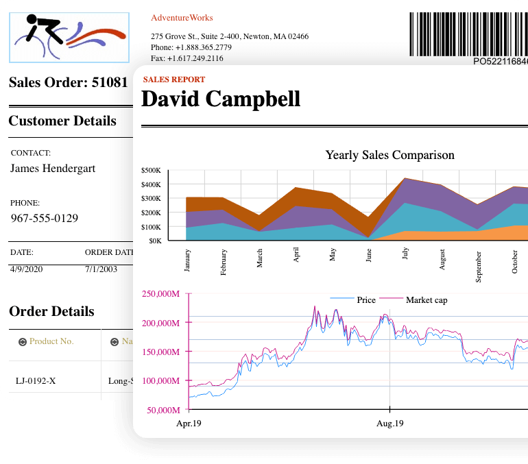 Embedded Reporting