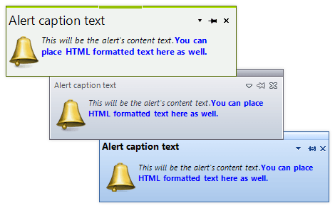 UI for WinForms DesktopAlert Appearance