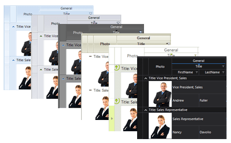 UI for WinForms GridView Appearance