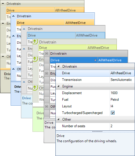 UI for WinForms PropertyGrid Appearance