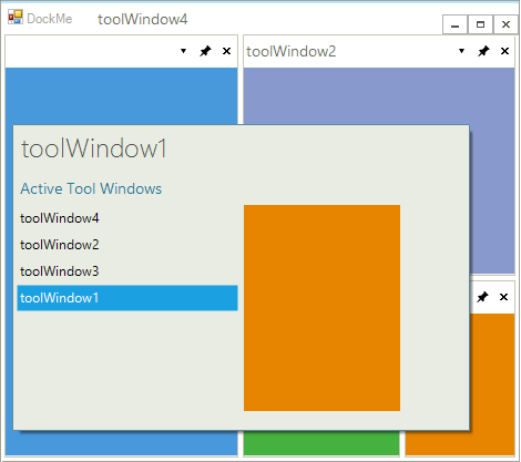 WinForms Dock control Keyboard Navigation