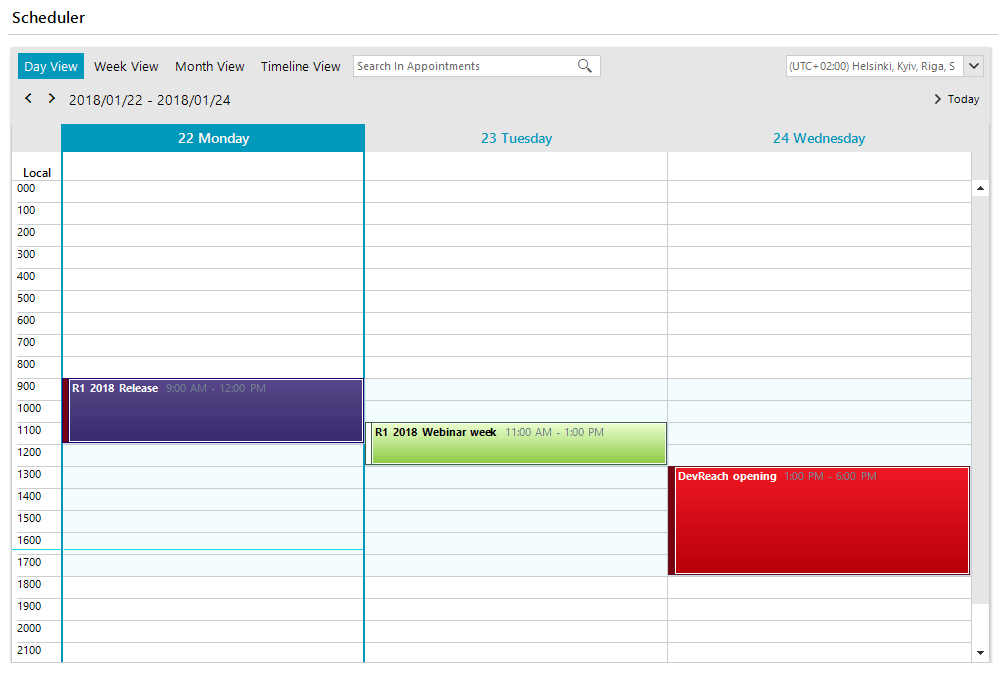 Scheduler Fluent