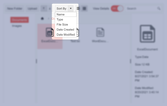 SplitButton Header