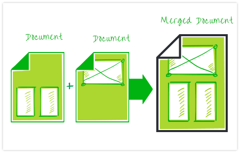WPF RichTextBox control showcasing merging documents