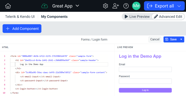 ThemeBuilder Custom HTML Styling Now Supported