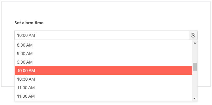 Telerik UI for ASP.NET Core TimePicker Overview