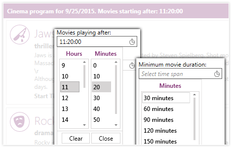 WPF TimeSpanPicker control overview