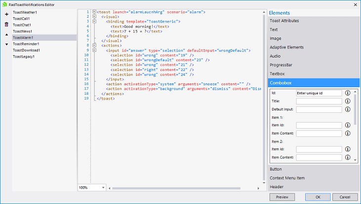 WinForms Toast Notification at Design Time