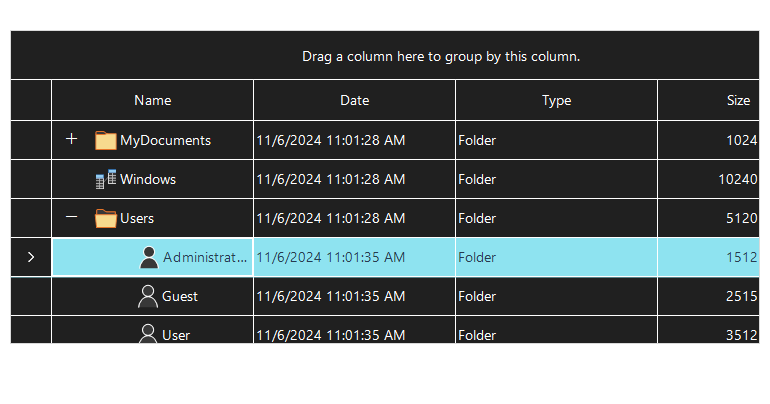 WF Grid view_Load-On-Demand Telerik