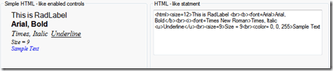 Rich Text Formatting with WinForms UI libraries