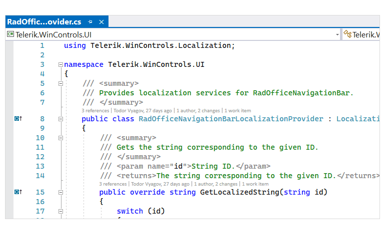 Localization provider in WinForms Office Navigation Bar control