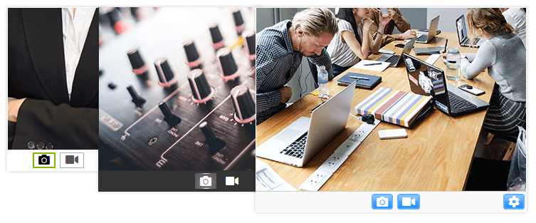 WinForms WebCam control showcasing Theming