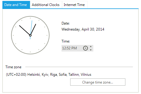 WinForms TimePicker control